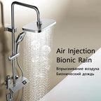 Bathroom Shower Full Set Black White Gray Bathtub Shower System